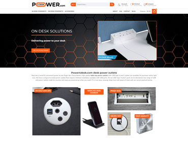 Power4Desk E-commerce Site