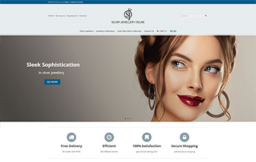 Silver Jewellery Online E-commerce Website